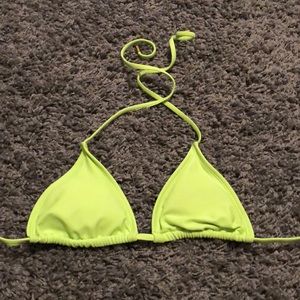 Neon Green swim top